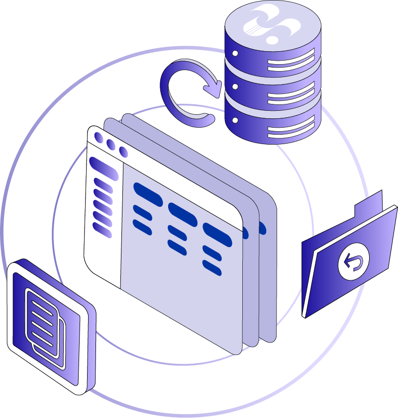 فضای بک آپ و مدیریت نرم افزارها