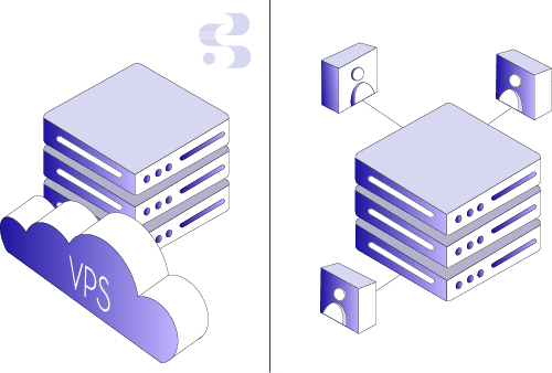 تفاوت سرور مجازی و هاست اشتراکی